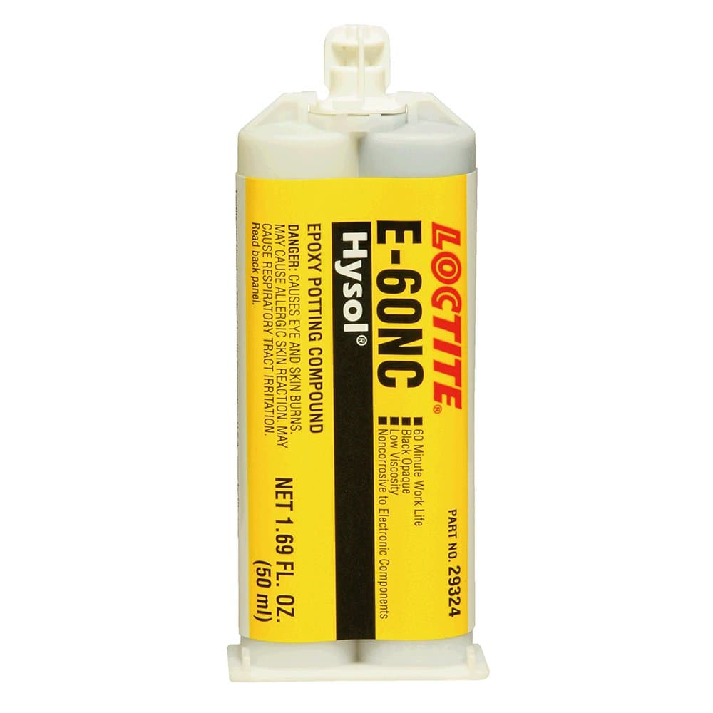 Loctite 079340-29324-CQ E-60NC Hysol Epoxy Structural Adhesive, Electrically Non-Corrosive, 50mL Dual Cartridge