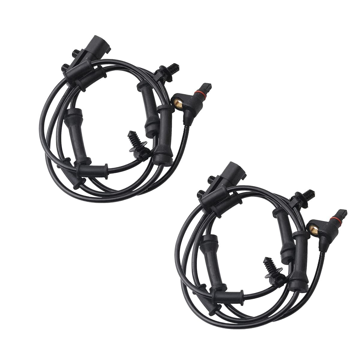 OCESTORE 2PCS ABS Wheel Speed Sensor 68003281AA Compatible with Wrangler 3.6L 3.8L 2007-2017 68003281AC Front Left Right Wheel Speed Sensor