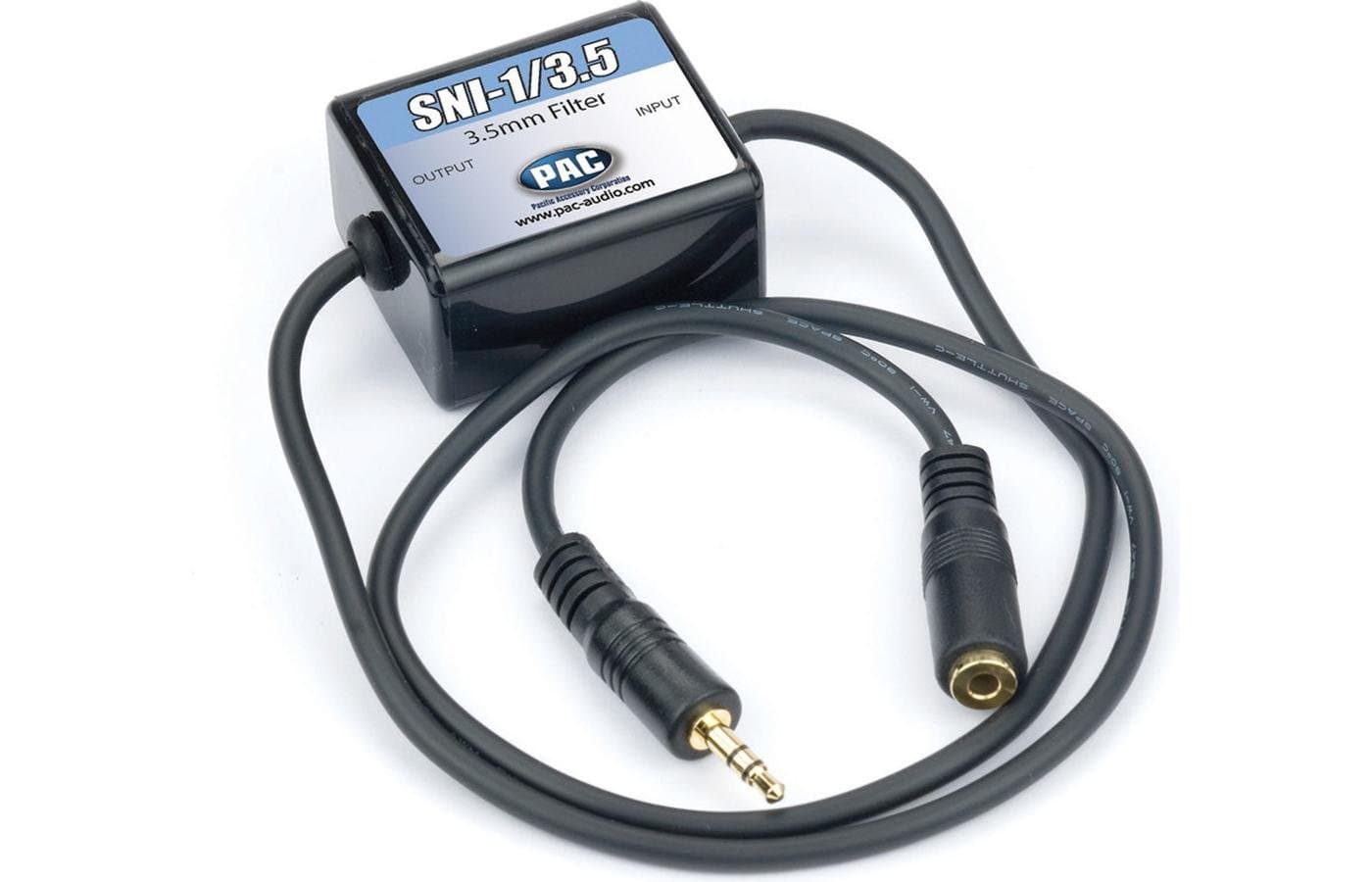 PAC SNI-1/3.5 3.5-mm Ground Loop Noise Isolator Works with iPod/Zune/iRiver and Others