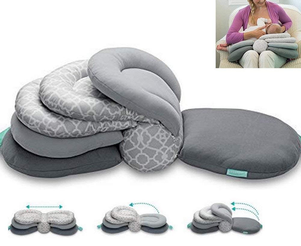 Nursing Pillow,Multifunction Breastfeeding Pillow Infant Feeding Support Pillow Adjustable Baby Breastfeeding Pillow Baby Feeding Pillow Positioner