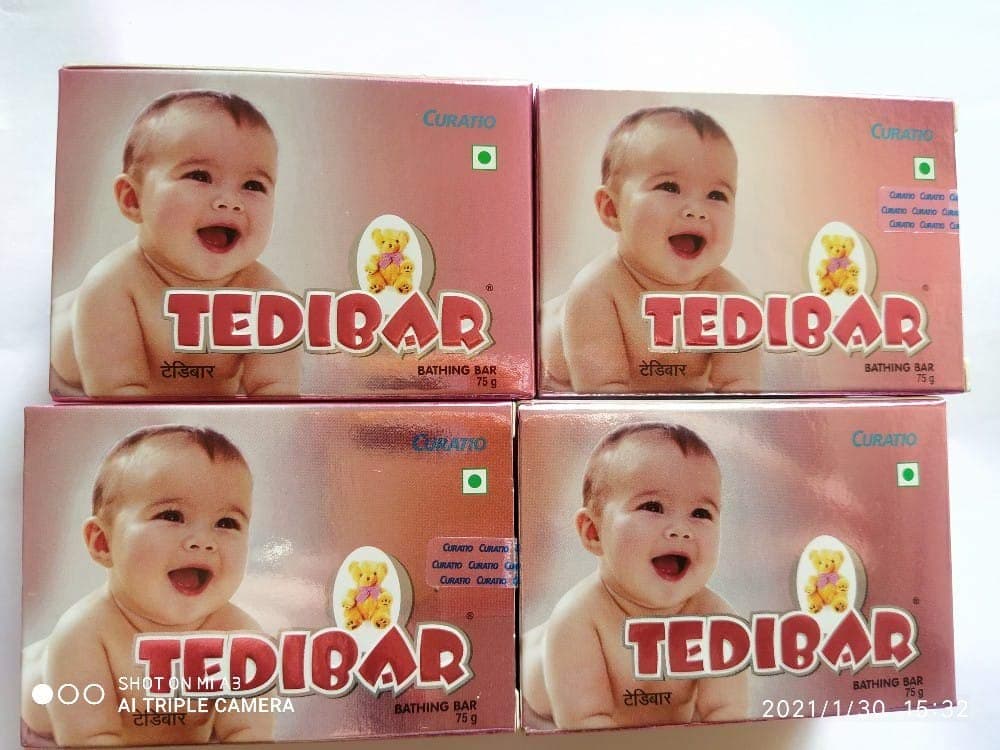 Tedibar Soap,75g (Pack of 4)