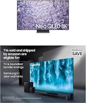 SAMSUNG 85-Inch Class Neo QLED 8K QN800C Series Mini LED Quantum HDR Smart TV (QN85QN800C, 2023 Model) HW-Q900C/ZA 7.1.2 Channel 446W Bluetooth Soundbar