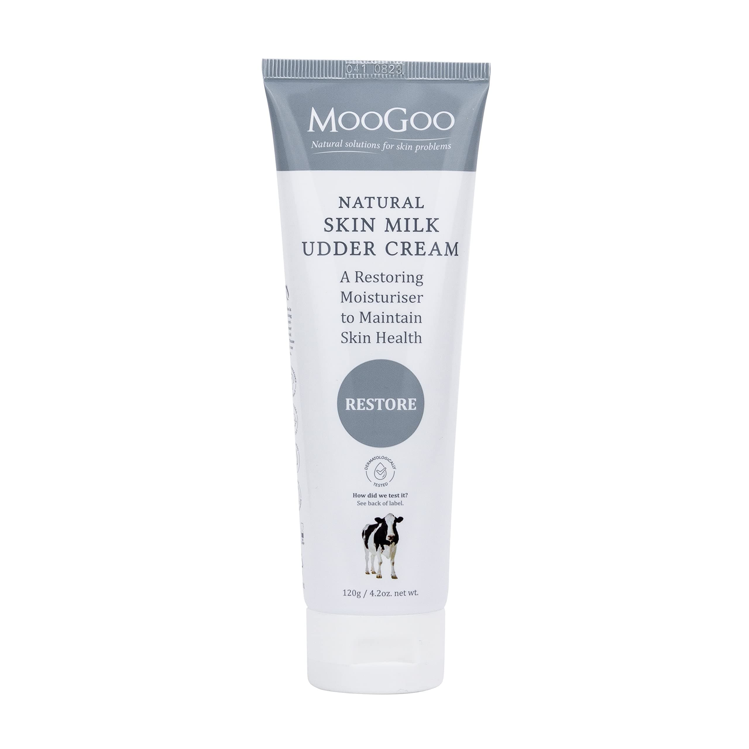 MooGoo Skin Milk Udder Cream - Lightweight Moisturiser for Sensitive, Dry, Irritated Skin – Face & Body, All Ages Including Babies – 120 g