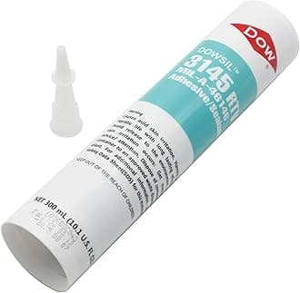 Dowsil 3145 RTV 305ml 10.3oz Clear Adhesive Sealant Mil-A-46146 Electrical Battery Board Housing Moisture Sealing Non Flow Primerless Adhesion High Strength Group II/III