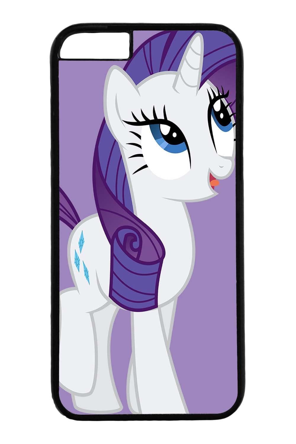 iPhone 6 Plus Case, My Little Pony Rarity Customize Protective Case Bumper [Scratch-Resistant] [Perfect Fit] Hard PC Back Cover for Apple iPhone 6 Plus 5.5 Inch