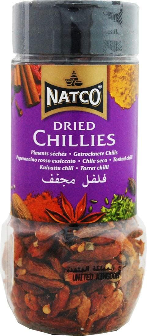 Natco Jar Dried Chillies 50gms