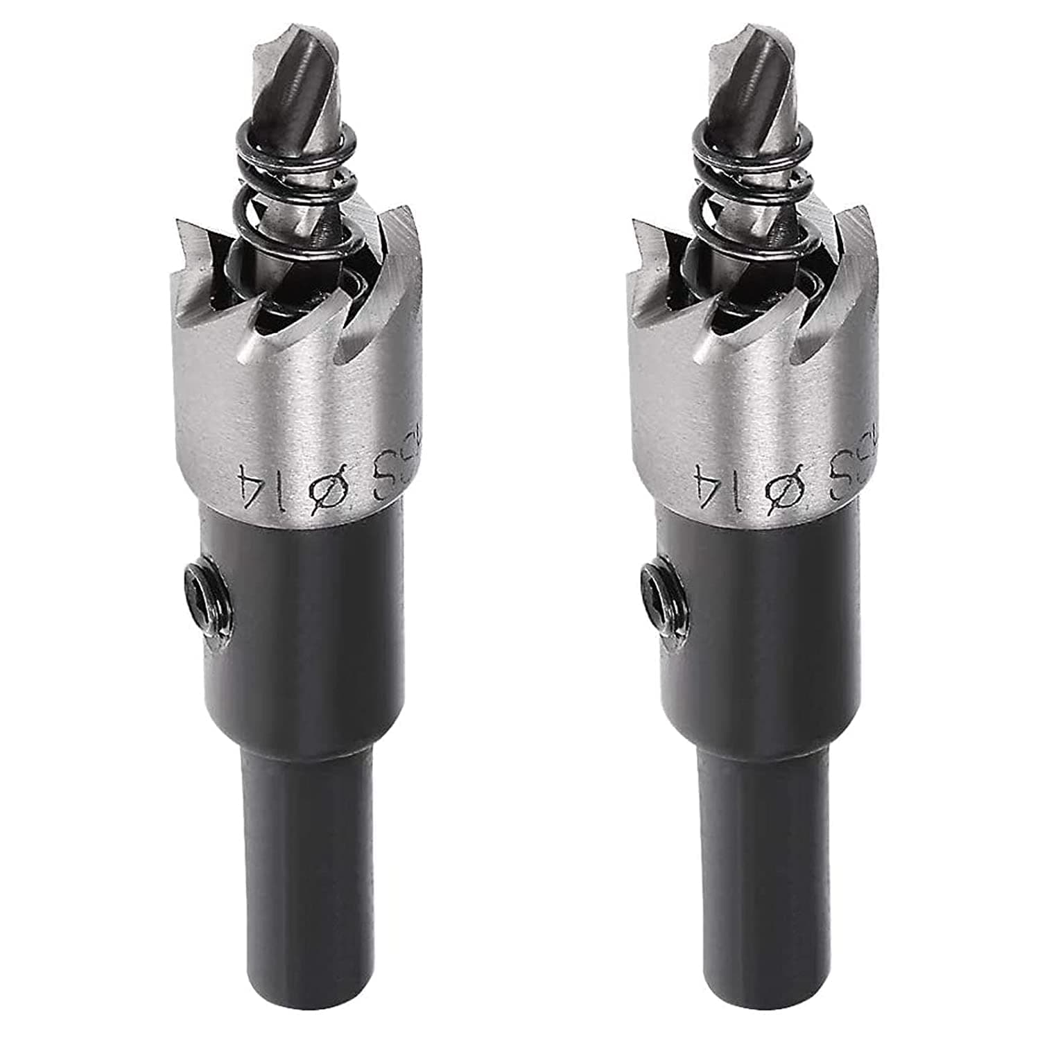 2 Pcs 14mm HSS Drill Bit Hole Saw Cutter,HSS Hole Saw Kit