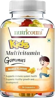 Kids Multivitamin Gummies with Vitamins A, E, H, and Zinc, 30 Gummy