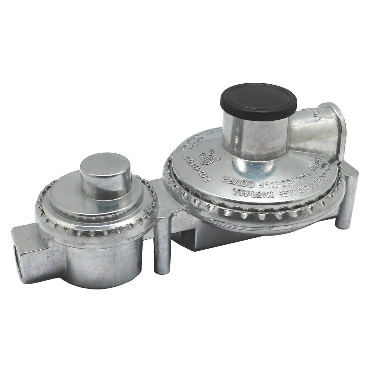 Two Stage Propane Regulator 3/8" FNPT Outlet Vertical Mount Style
