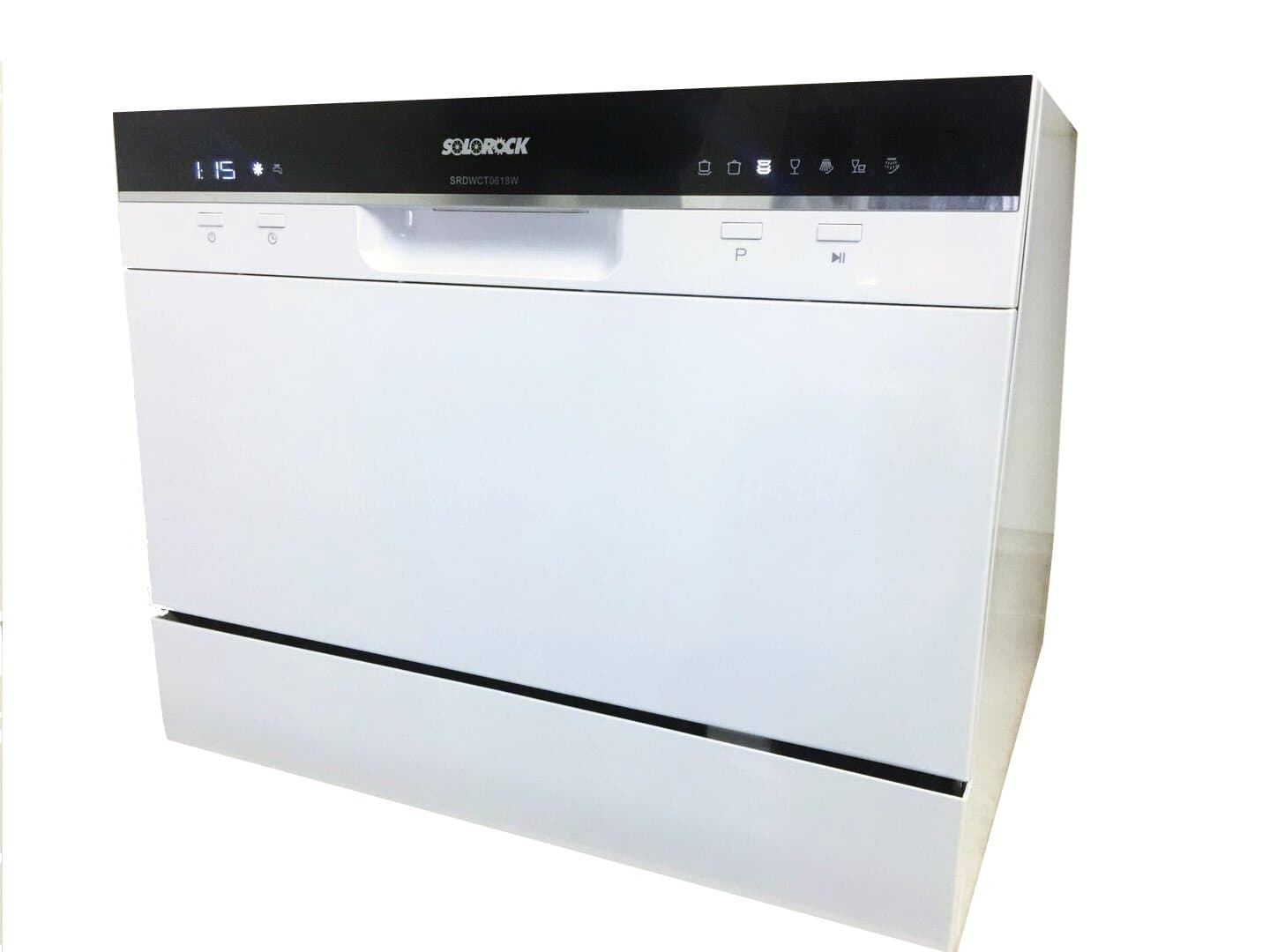 SoloRock 6 Settings Countertop Dishwasher - White
