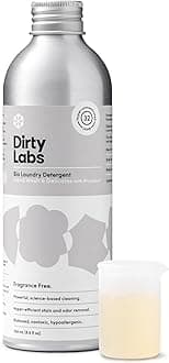 Hand Wash and Delicates | Scent Free | 32 Loads (8.6 fl oz) | Bio Enzyme Liquid Laundry Detergent | For Fine Silks, Wools, Handwash Garments | Hyper-Concentrated | Non Toxic, Biodegradable | Stain & Odor Removal