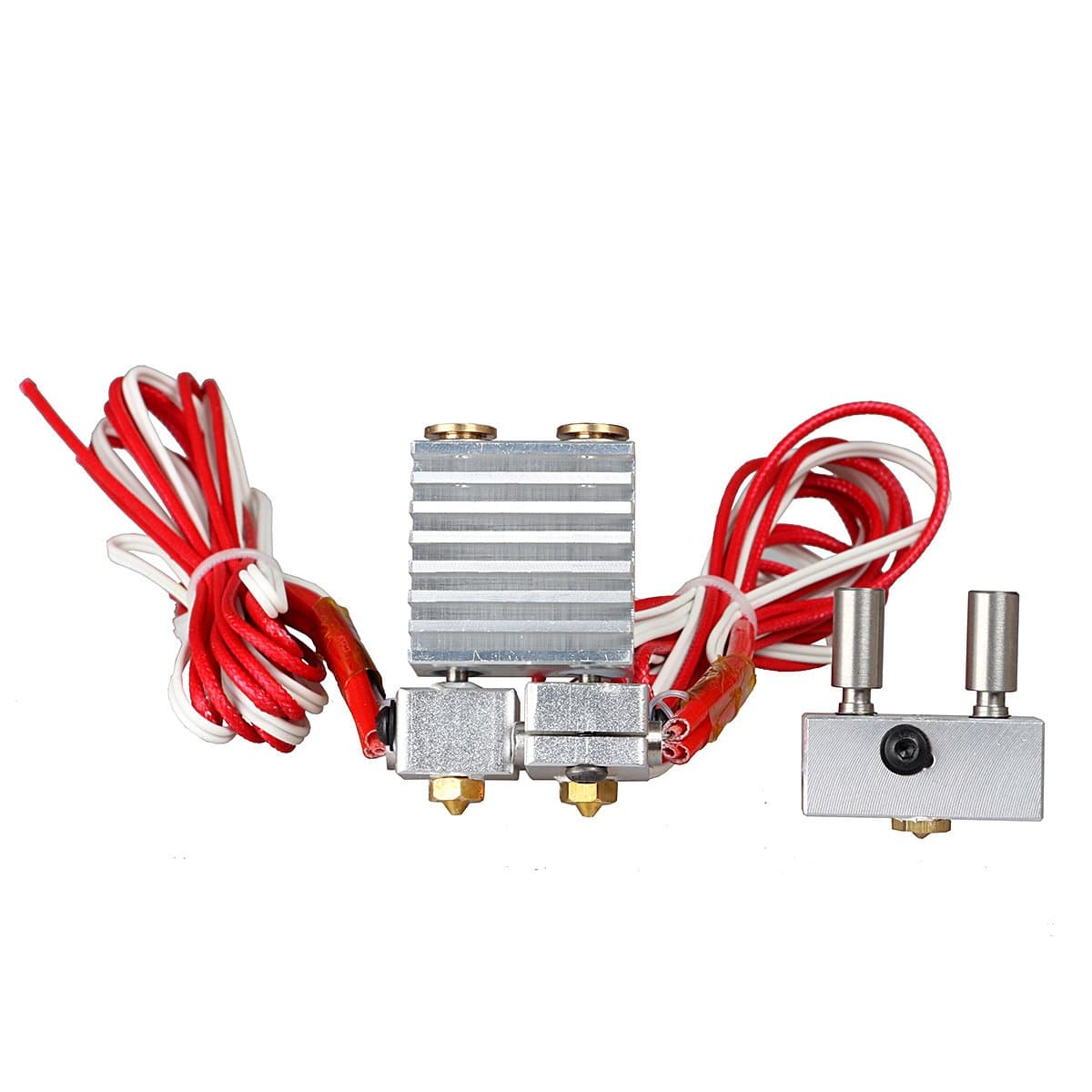 TWB 3D Printer Parts All Metal for E3D Chimera E3D Cyclops Hotend Kit Dual Color Extruder Multi-Extrusion for 0.4mm/1.75mm