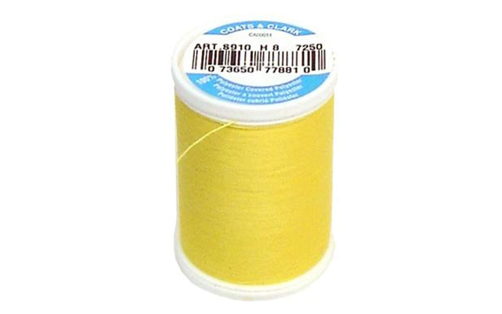 Coats & Clark Thread Zippers Dual Duty XP General Purpose Thread, 250-Yard, Sun Yellow