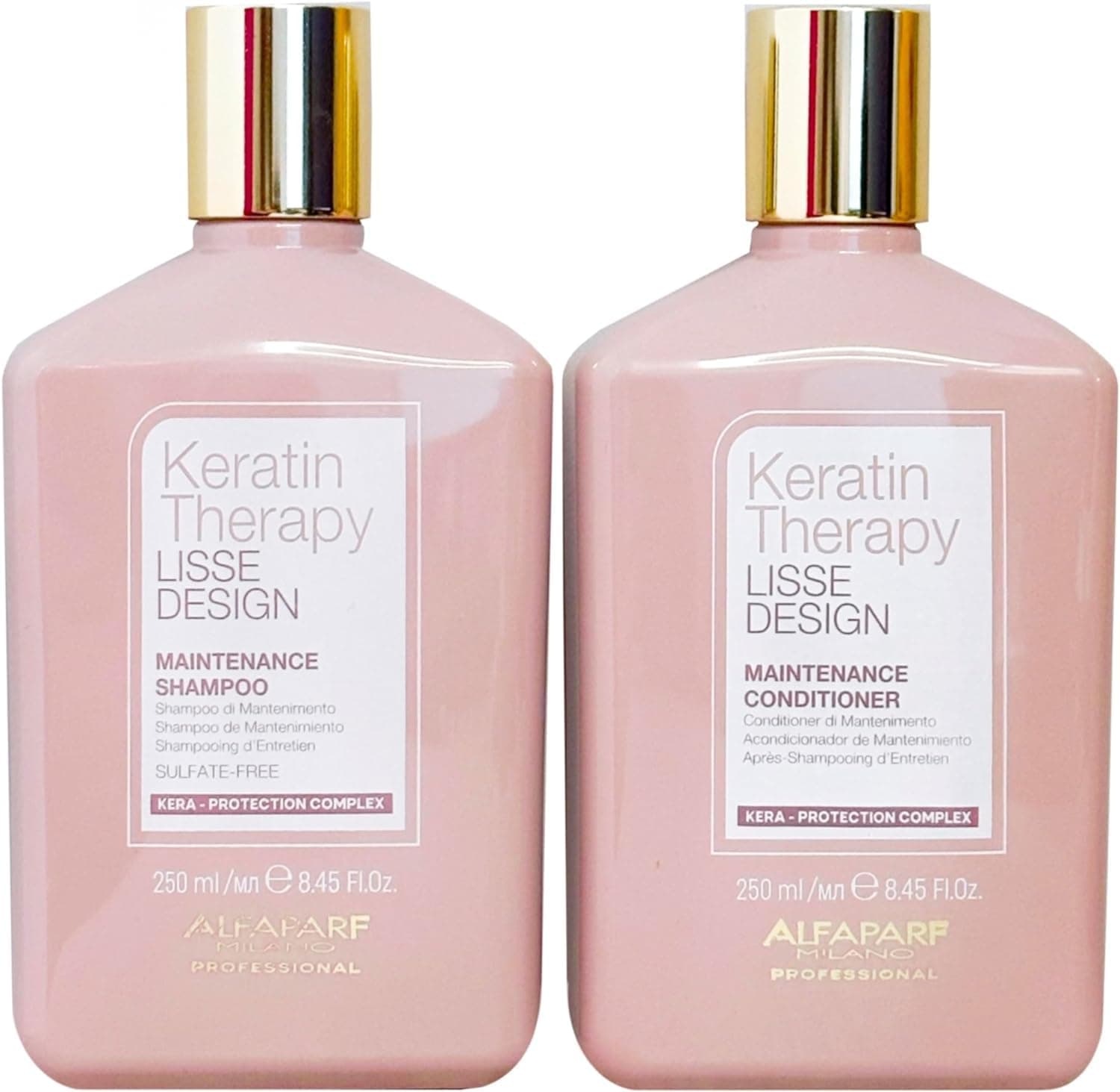 アルファパルフリッセデザインケラチンシャンプー＆コンディショナー2x 250ml