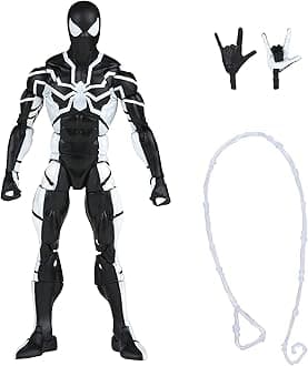 Marvel Hasbro Spider-Man Legends Series 6-inch Future Foundation (Stealth Suit) Action Figure Toy,Includes 4 Accessories
