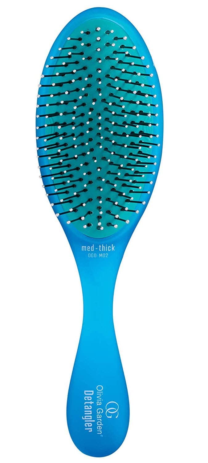 Detangler Medium-Thick Blue Brush