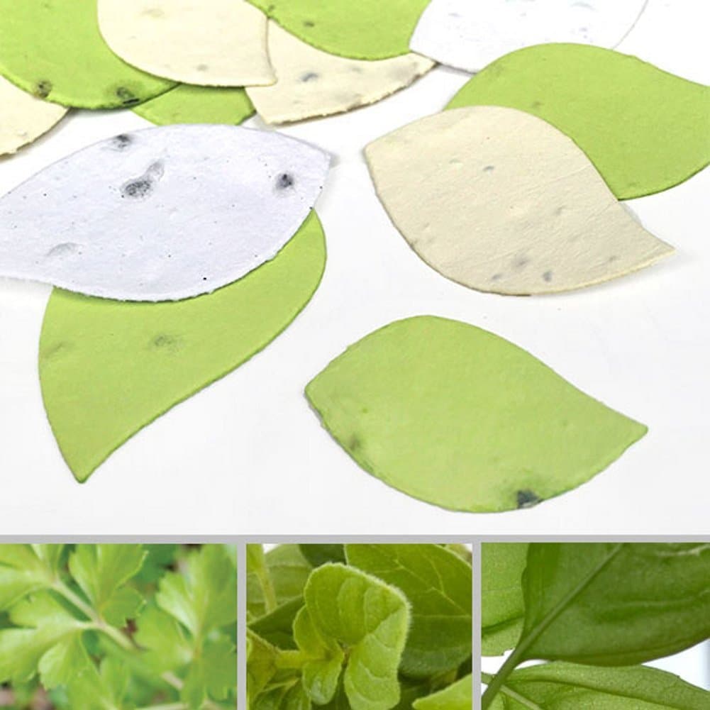 Leaf Shaped Herb Confetti - 380-Piece Bag (1)