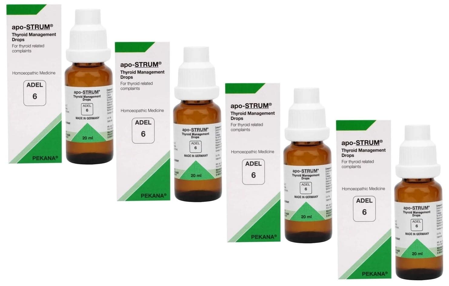 ADEL - 6 Thyroid Management Drops(Pack of 4)