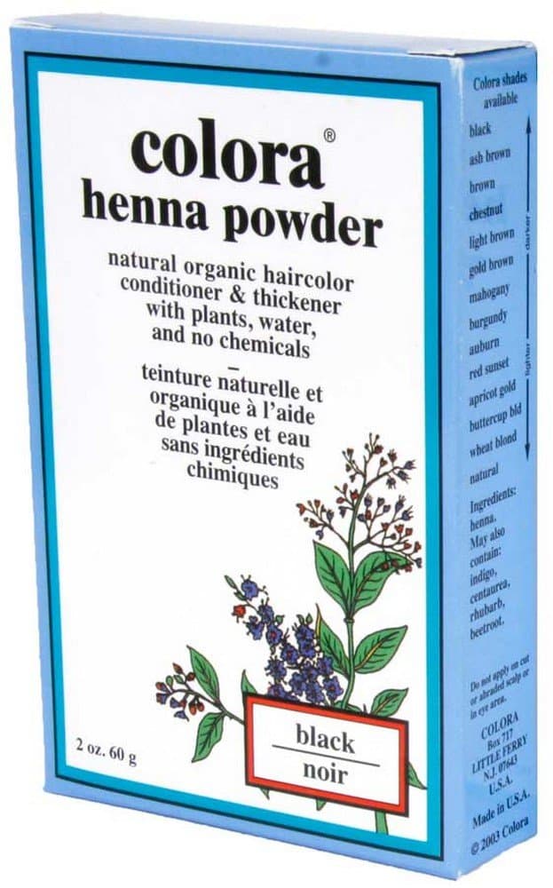 Colora Henna Powder, Black