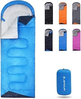 Sleeping Bags for Adults Backpacking Lightweight Waterproof- Cold Weather Sleeping Bag for Girls Boys Mens for Warm Camping Hiking Outdoor Travel Hunting with Compression Bags