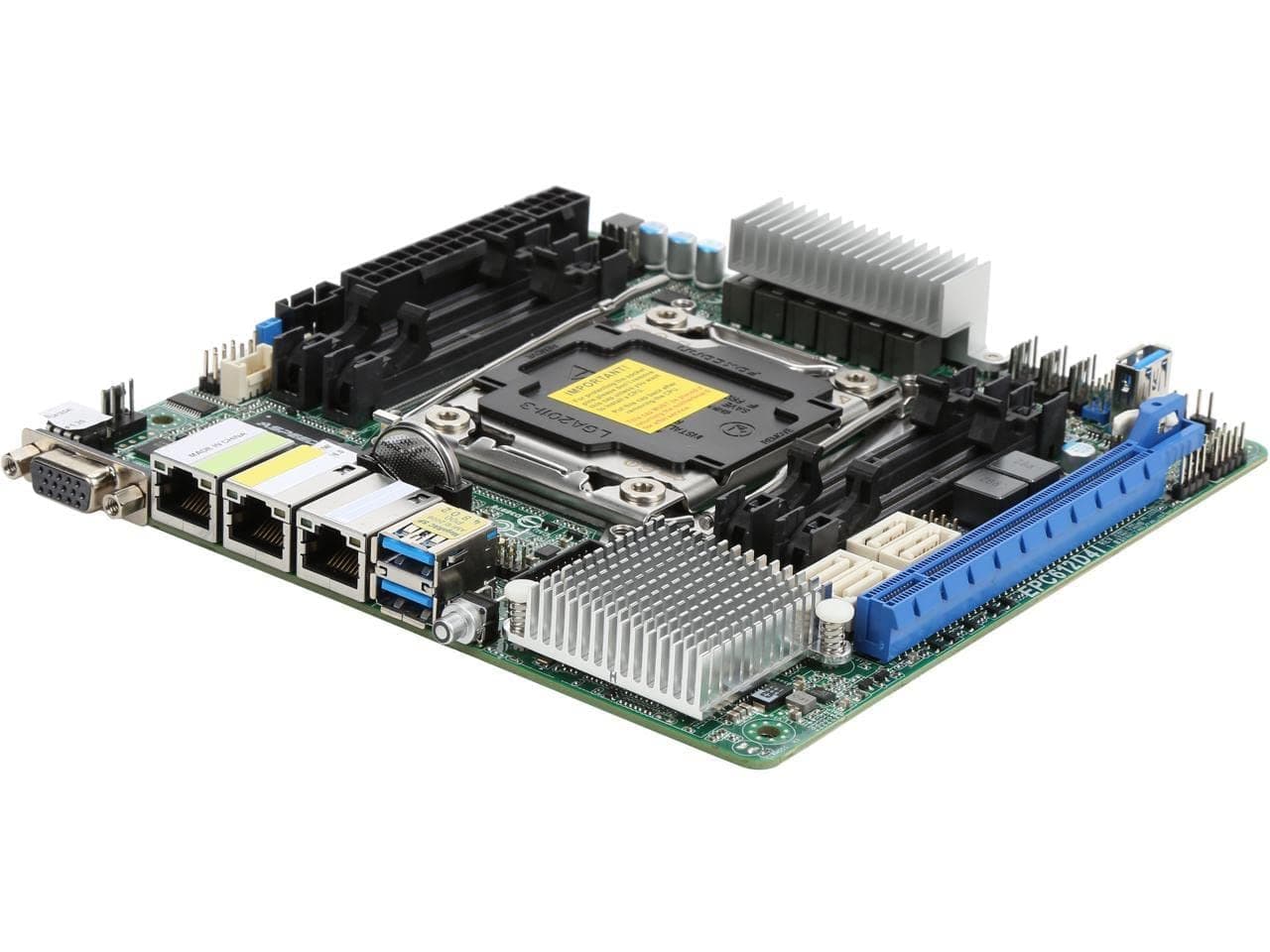 ASROCK EPC612D4I Rack EP2C612D4I Server Board Intel C612 2011 Mini ITX Dual GB LAN IPMI LAN - (Components > Motherboards)