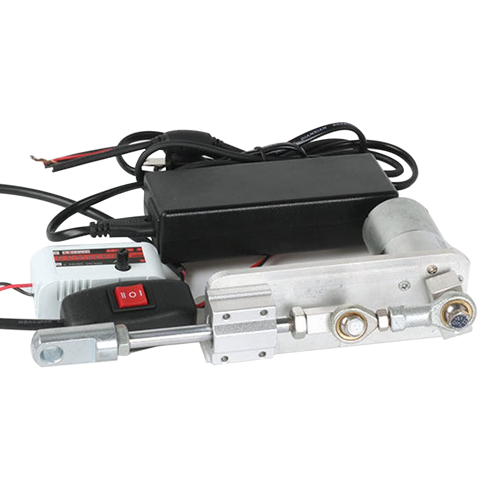 DC 12V /24V Reciprocating Linear Actuator Small Electric Telescopic Push Rod Stroke 3/5/7cm, 1.5/2cm With Speed Control Power Supply, Wire(Size:24V 1.5/2cm stroke (0-60bpm))