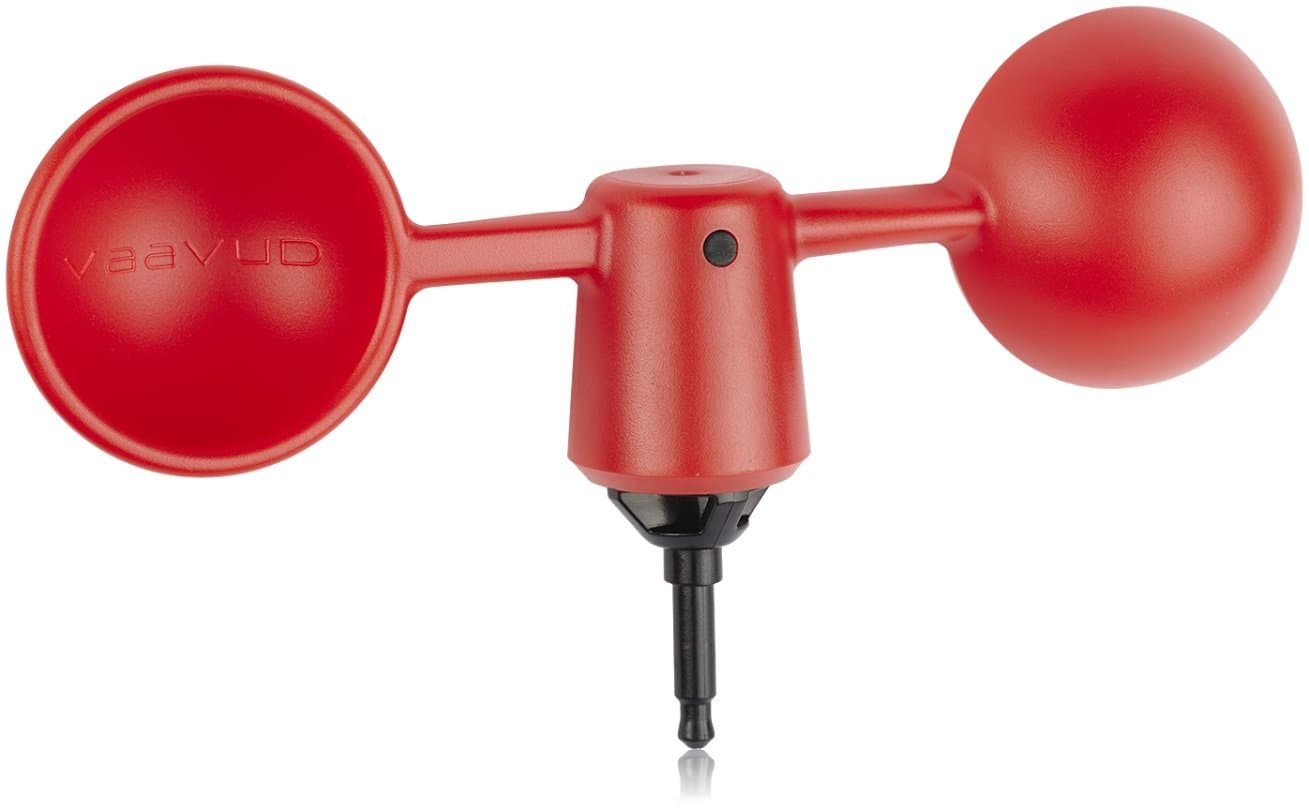 Vaavud Smartphone Wind Meter for iPhone, Galaxy, HTC One - Red