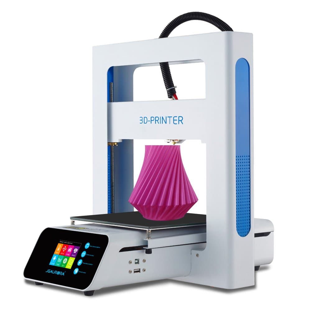 JGAURORA 3D Printer Kit A3S Easy Assembly Color Touch Screen Resume Print