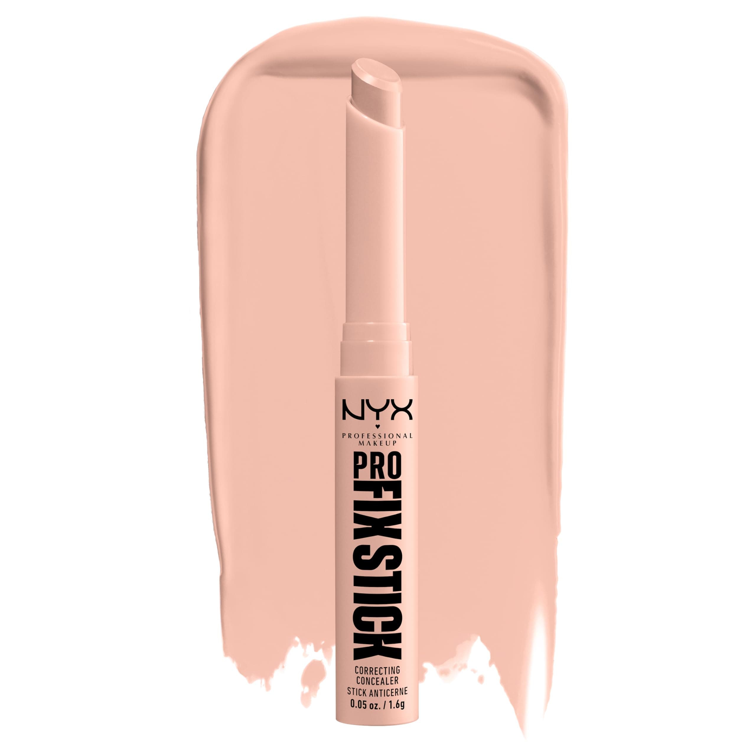 Pro Fix Stick Correcting Concealer, Buildable Medium Coverage Concealer Stick - Pink