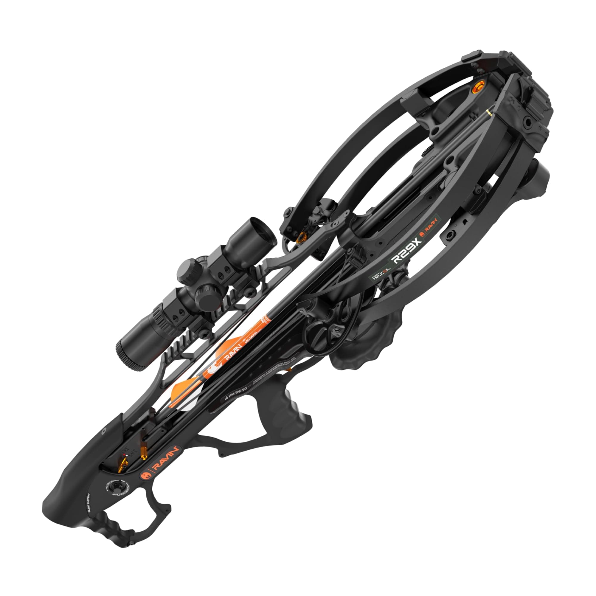 RAVIN R29X Crossbow Package - High-Performance Compact Bow, 450 FPS Power, and Illuminated Scope - Ideal for Hunting & Archery