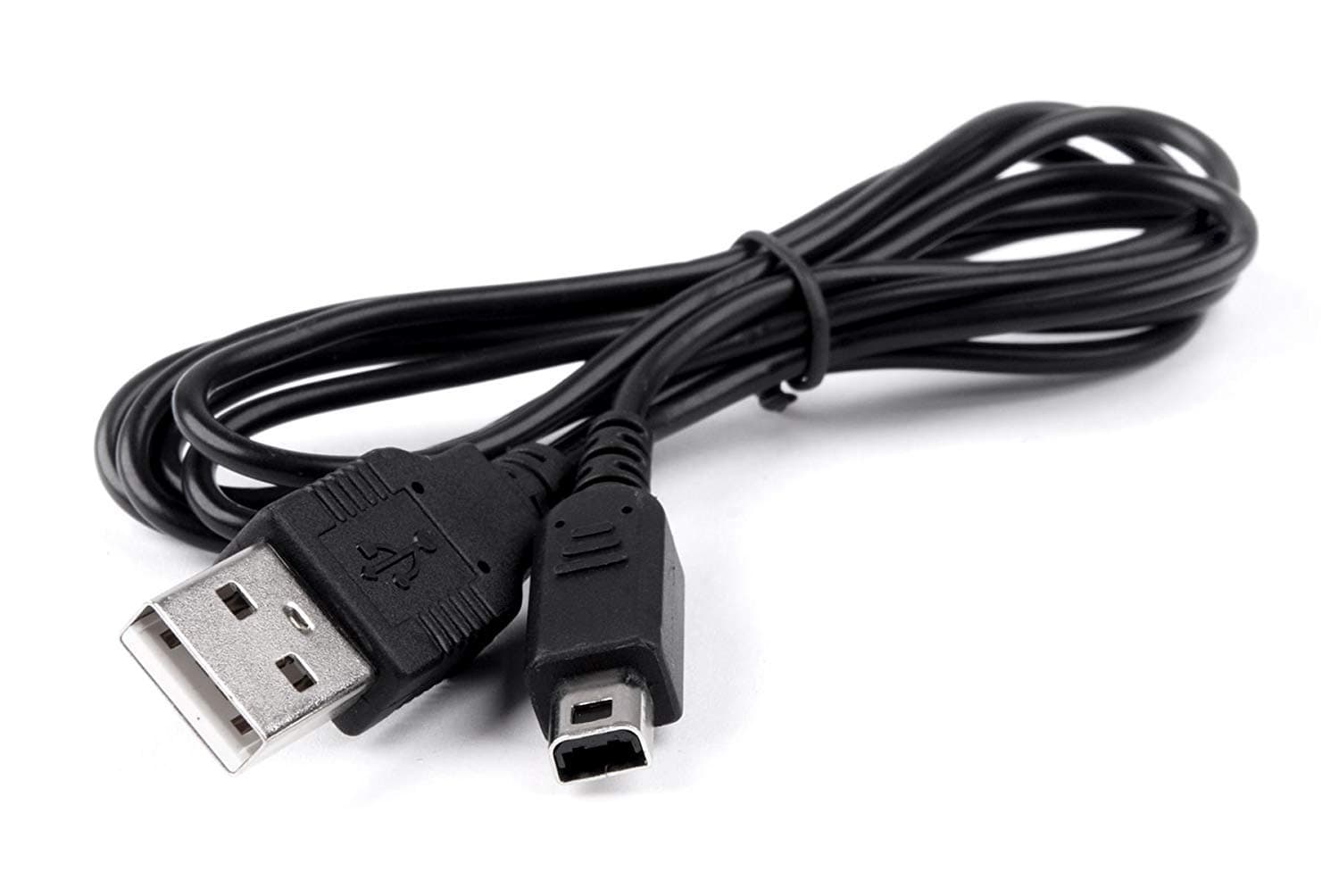 Tomee Black USB Charging Cable for Nintendo 2DS XL, 3DS, 3DS 2DS, DSi - Minimalist Style, USB Connectivity