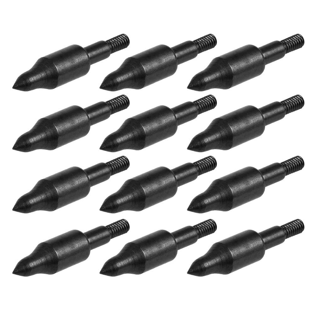 Excalibur Field Hunting Durable 11/32" Replacement Points for Crossbow Arrow Broadheads - 12 Pack