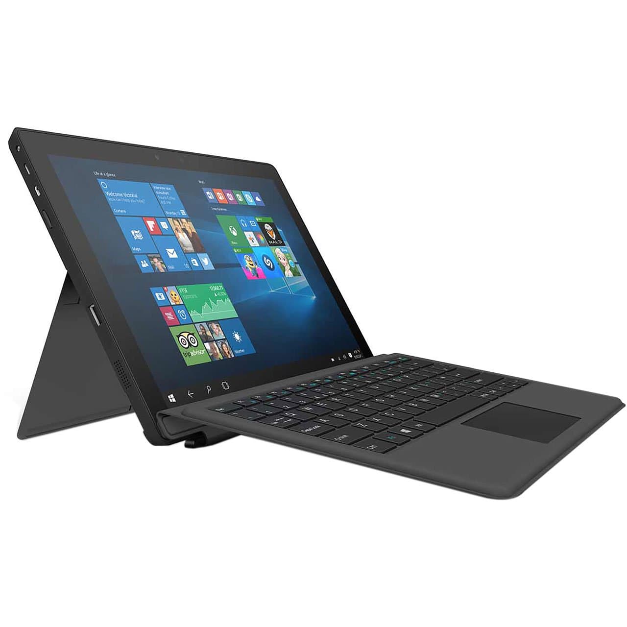 Linx 12V64 12-Inch Tablet with Keyboard - Black (Intel Atom, 4 GB RAM, 64 GB Storage, Windows 10)