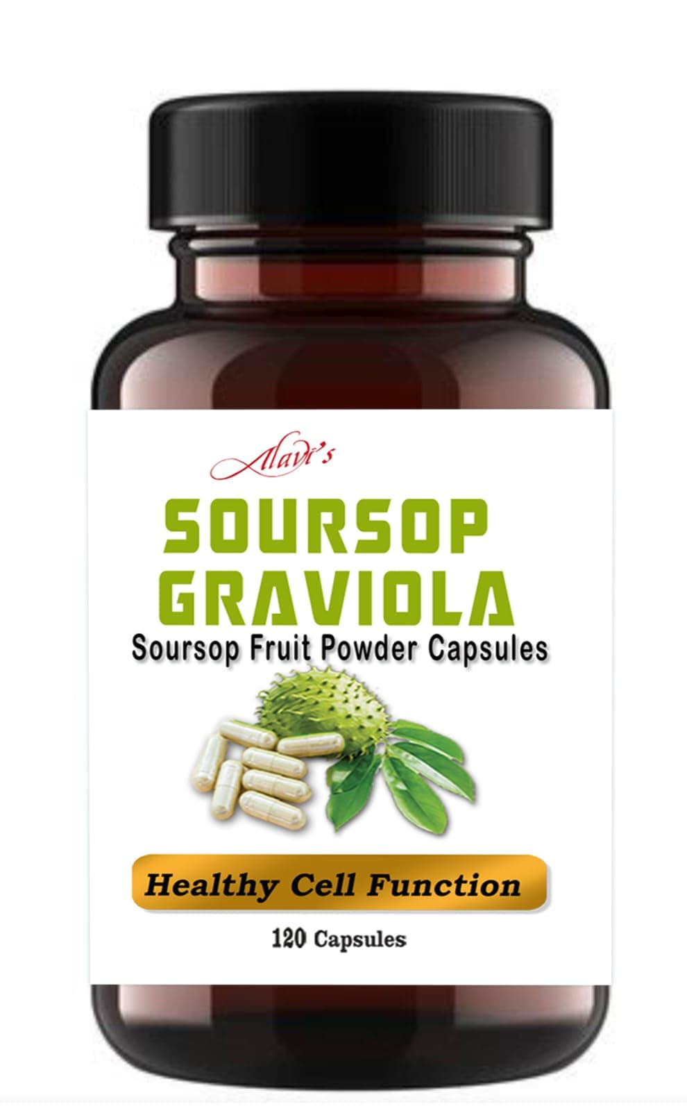 - Alavi Soursop/Graviola Fruit 120 capsules