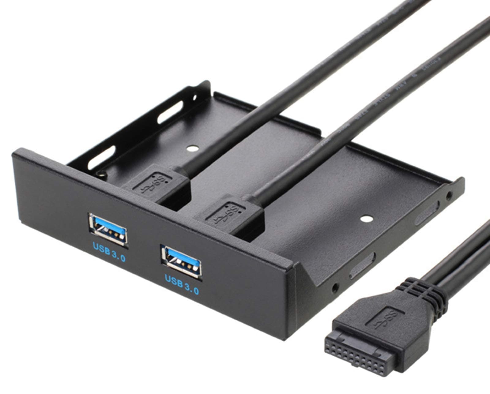 2 Ports USB 3.0 Front Panel Floppy Disk Bay 20 Pin Hub Bracket