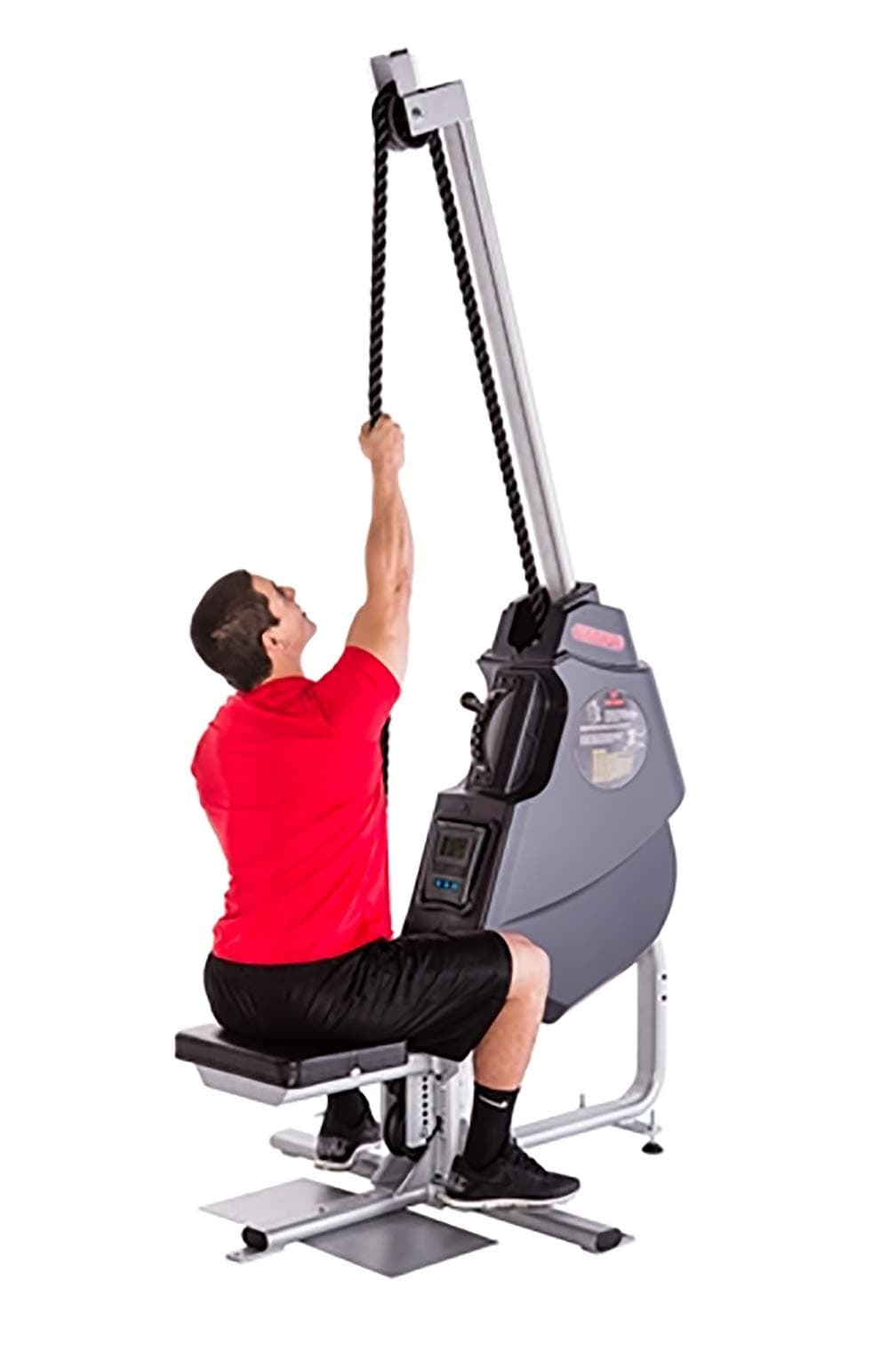 VLT Functional Rope Trainer with Removable Seat, White/Burgundy