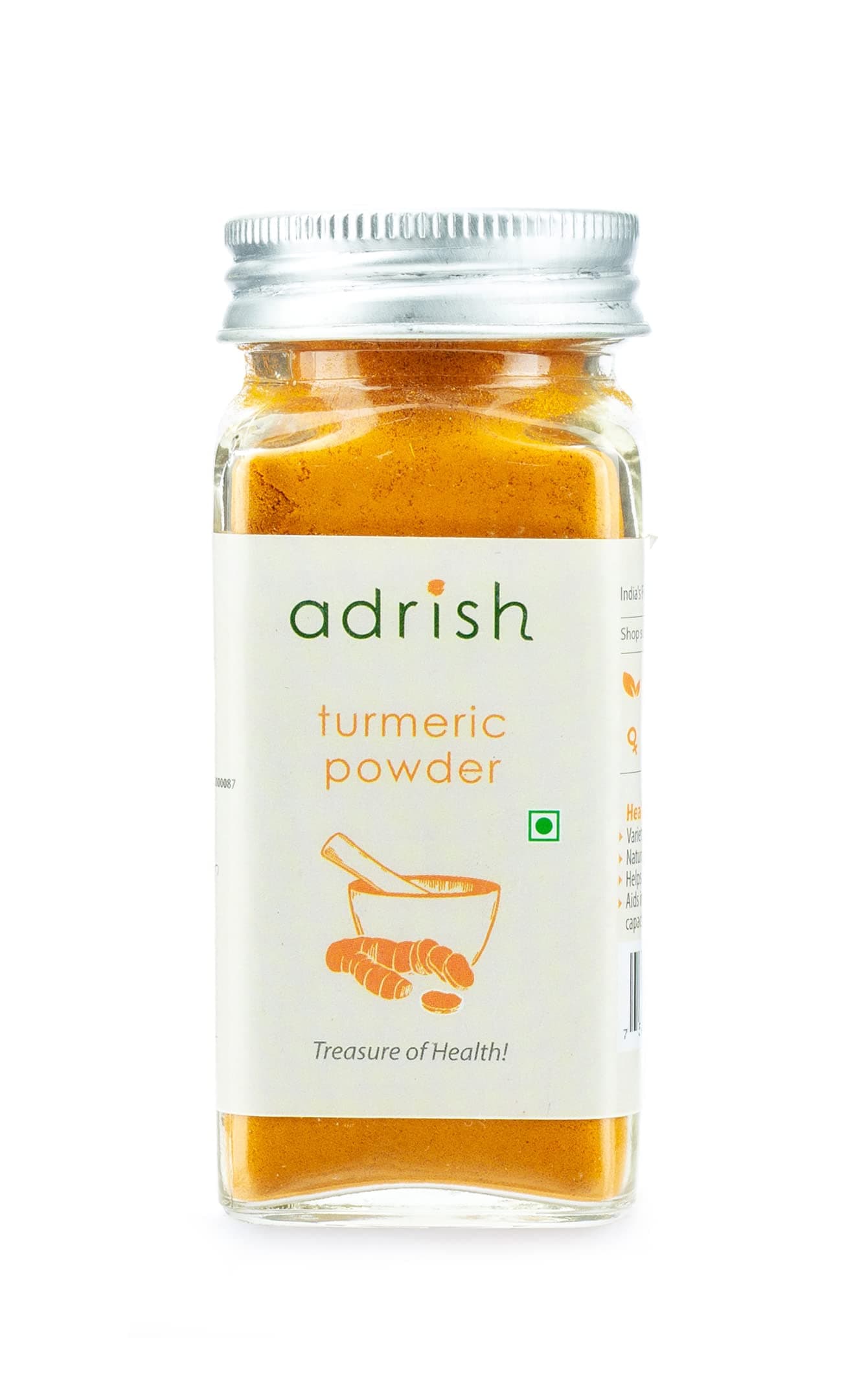 Adrish Zerowaste Organic Turmeric Powder 50gm