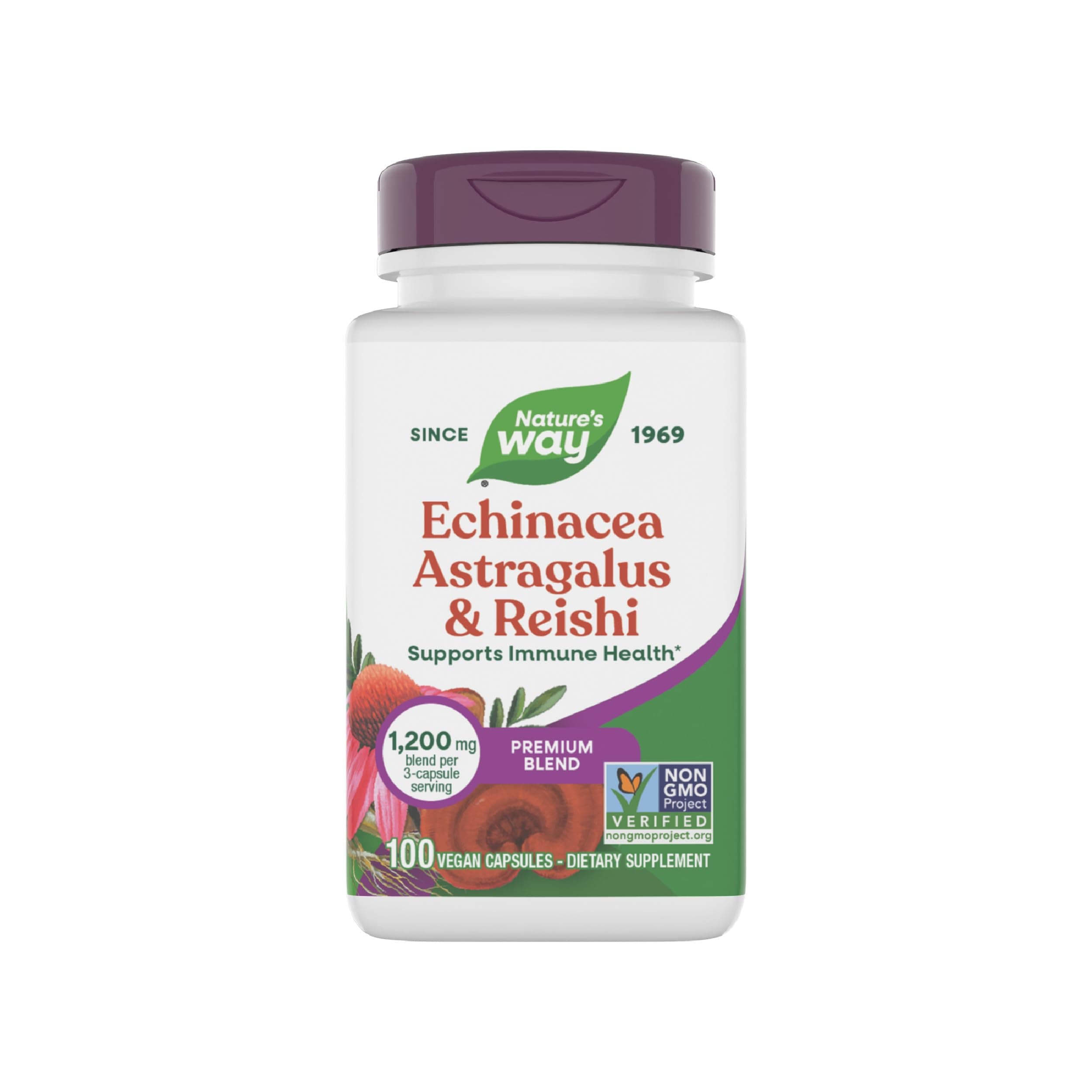 – Echinacea Astragalus Reishi (100 Capsules)
