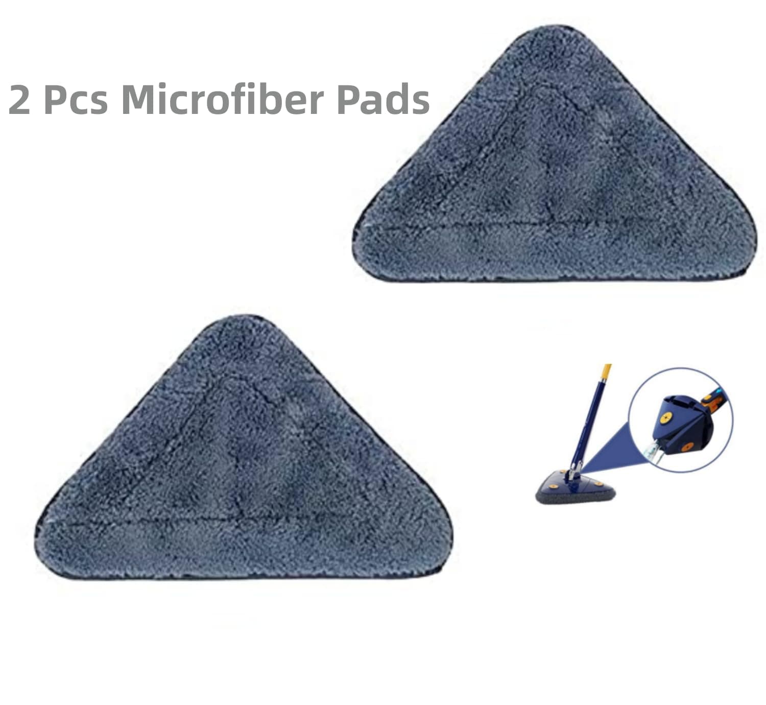 2 Pcs Microfiber Replacement Pads