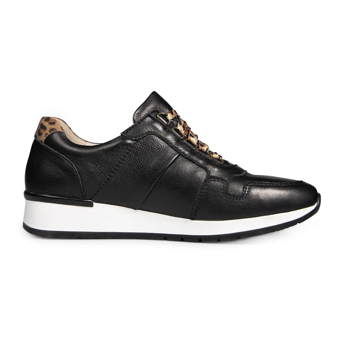 Reydon Wide Fitting Womens Leather Trainers