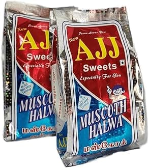 Mudalur AJJ Tasty Muscoth Halwa 250g - Pack of 2