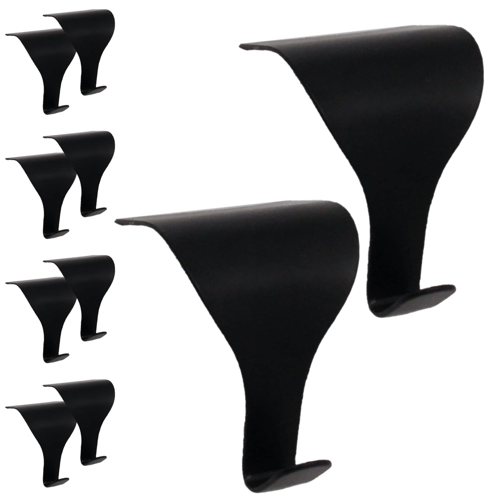 EAI Moulding Hook Dado Picture Rail - Matt Black - Pack of 10