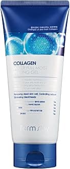 FARMSTAY Collagen Water Full Moist Peeling Gel - Peel Off Face Mask for Brighter Skin - Gently Exfoliates - Collagen For Skin - 6.08 oz