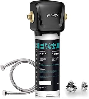 Frizzlife FK99 Under Sink Water Filter System, NSF/ANSI 53&42 Certified, Remove 99.99% Chlorine, Lead, Bad Taste&Odor, Direct Connect, 0.5 Micron, Under Counter Drinking Water Filter