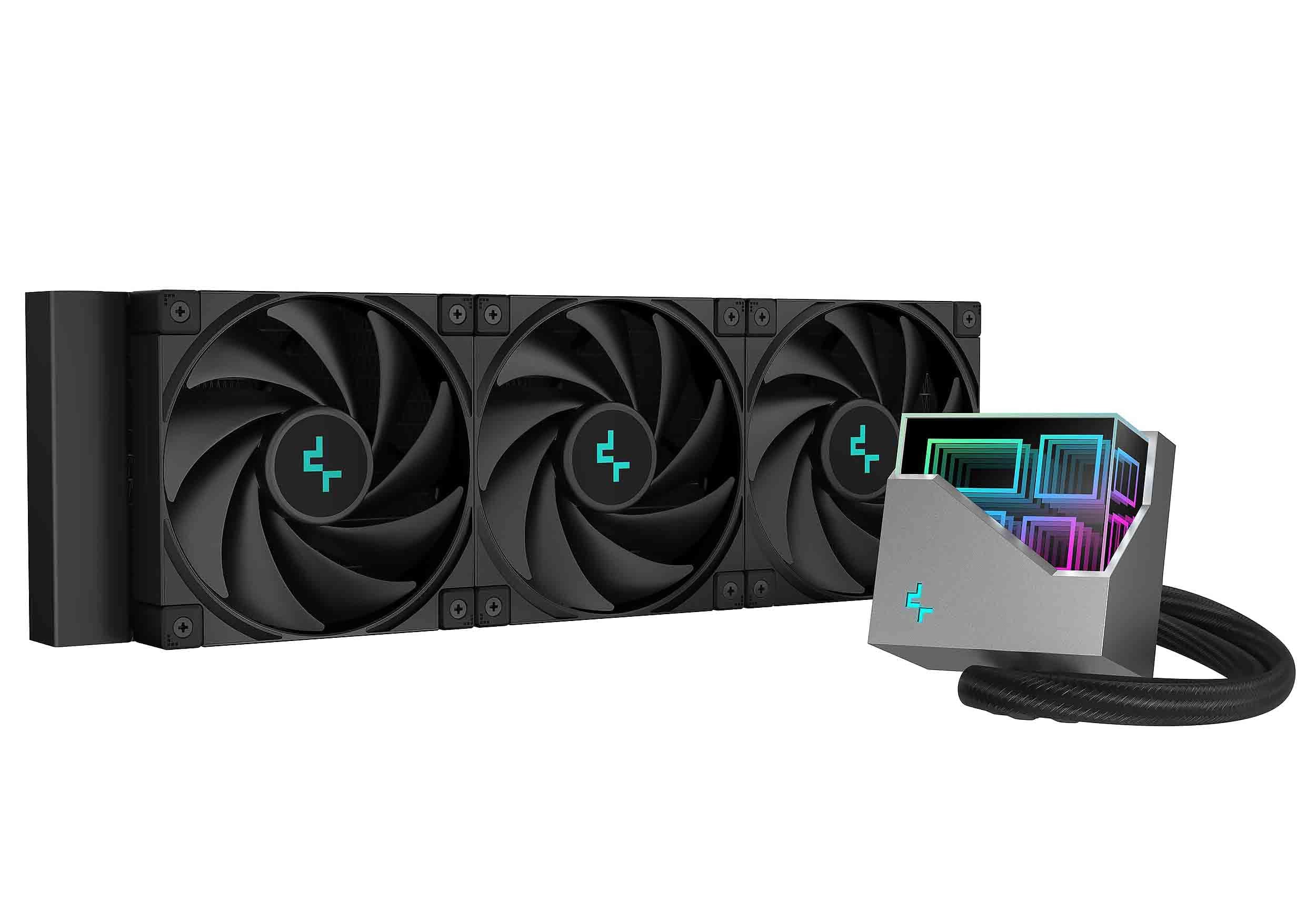 Liquid CPU Cooler with 4th Gen Dual-Chamber Pump - 360mm, 3100RPM | Multidimensional Infinity Mirror ARGB | Anti-Leak Technology | Compatible with LGA 1700/1200/1151/1150/1155 & AMD AM4/AM5