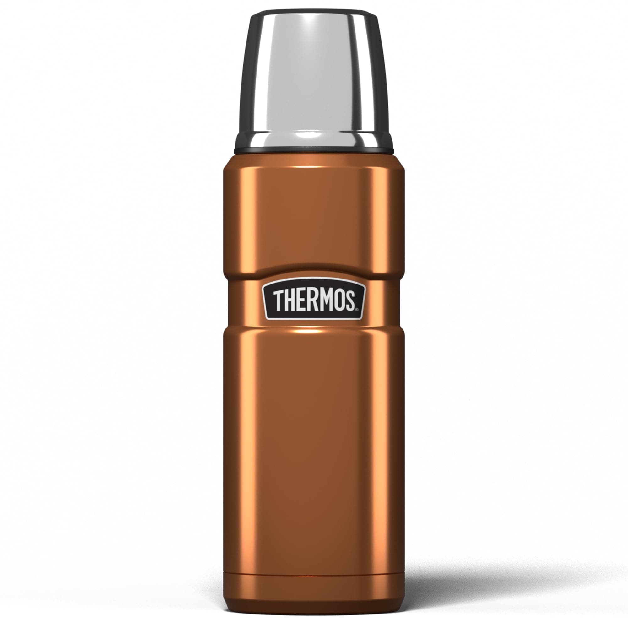 Medium Stainless King Copper Drinks Flask