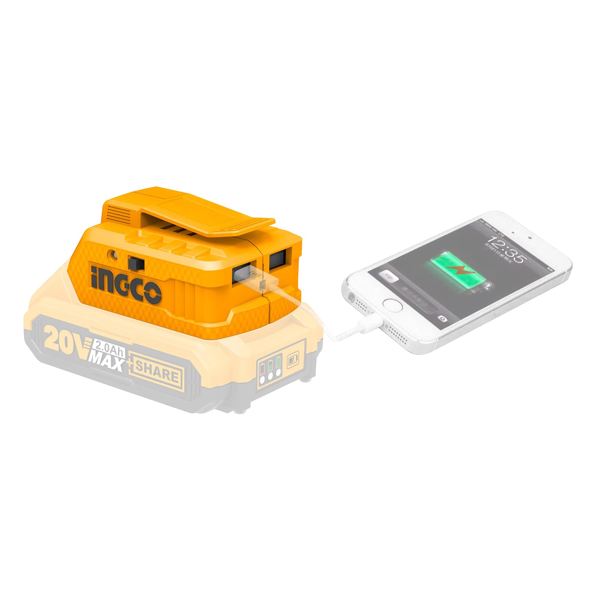 Ingco CUCLI2001 Lithium-Ion USB-A Charger
