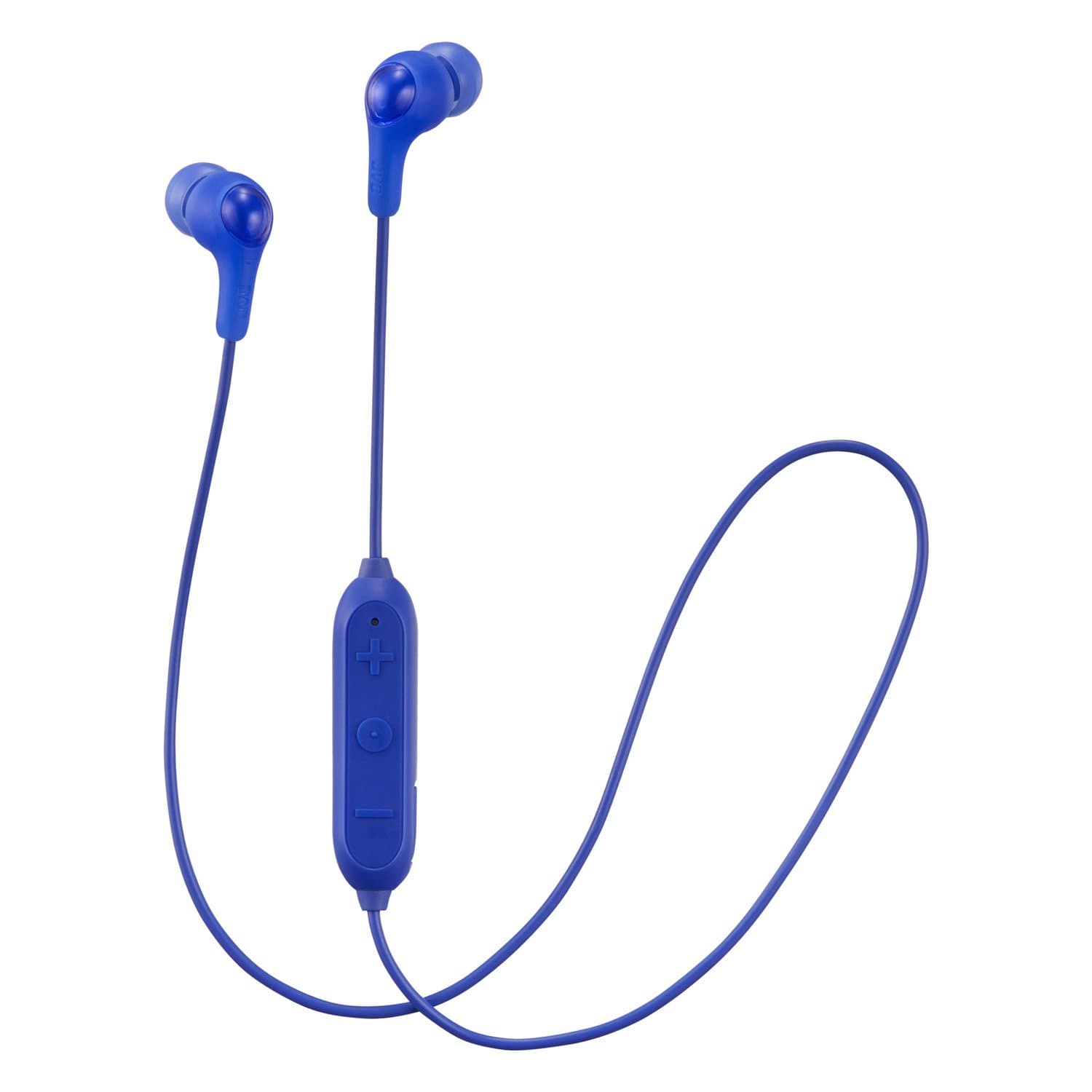 JVCSoft Wireless Earbud with Stayfit Tips, Remote and Mic and Bluetooth Blue (HA-FX9BTA)