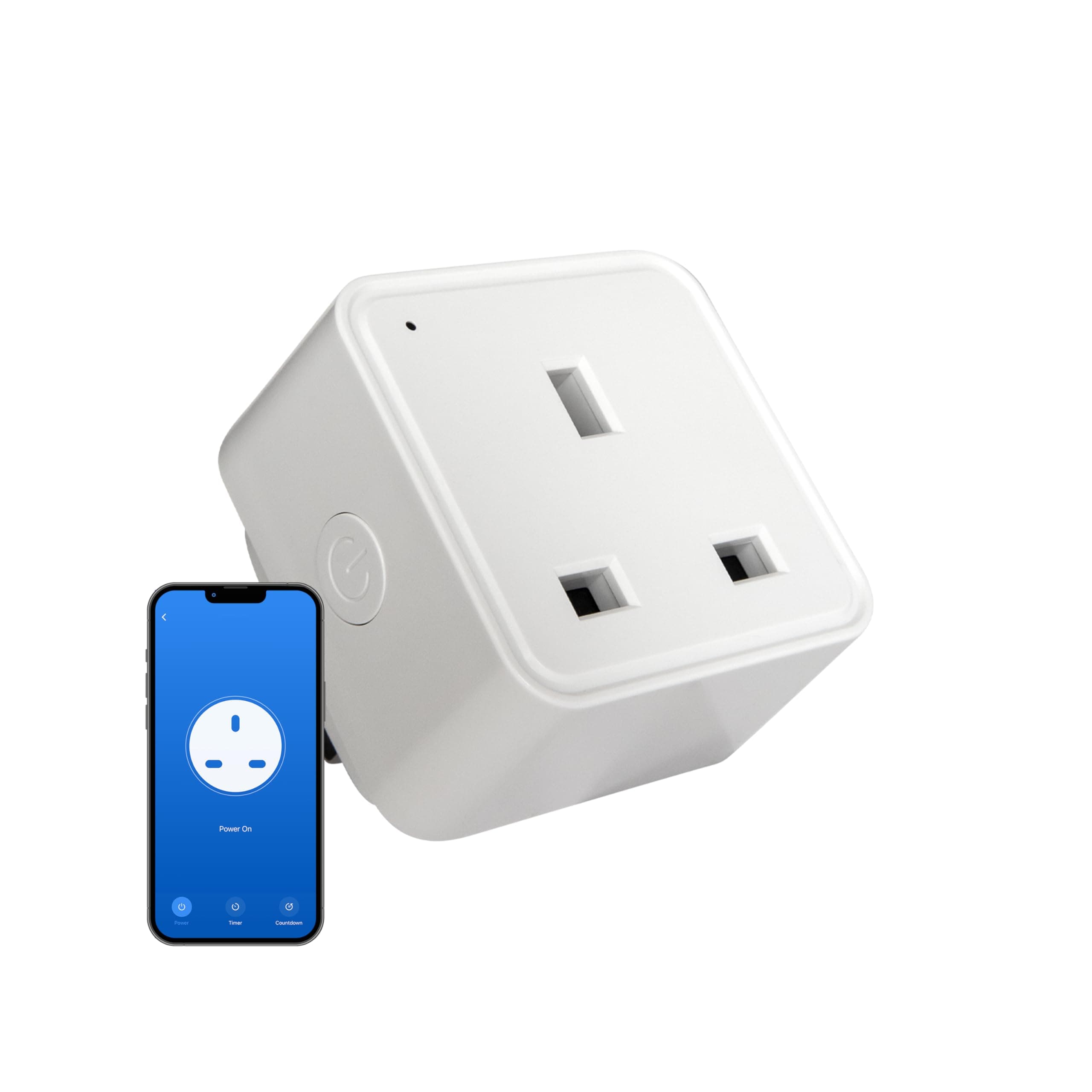TCP Smart Plug UK WiFi Socket, Works with Alexa, Google Home, Siri Shortcuts, Voice Control, App Enabled, Set Smart Schedules and Timers, No Hub Required, White