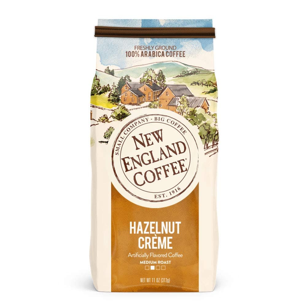 Hazelnut Creme Medium Roast Ground Coffee, 11oz Bag (Pack of 1)